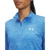 image:imageUnder Armour Womens Tech Twist Quarter Zip402 Blue Atlantis   White