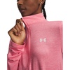 image:imageUnder Armour Womens Tech Twist Quarter Zip601 Bittersweet Pink   White