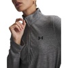 image:imageUnder Armour Womens Tech Twist Quarter Zip709 Clay Green   Black