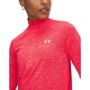 image:imageUnder Armour Womens Tech Twist Quarter Zip713 Racer Red   White