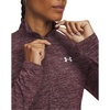 image:imageUnder Armour Womens Tech Twist Quarter ZipDark MaroonWhite