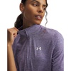 image:imageUnder Armour Womens Tech Twist Quarter ZipPurple LuxeWhite