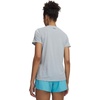 image:imageUnder Armour Womens Tech Twist Short Sleeve Crew TShirt034 Blue Fog   Downpour Gray