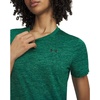image:imageUnder Armour Womens Tech Twist Short Sleeve Crew TShirt312 Campus Ivy   Black