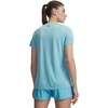 image:imageUnder Armour Womens Tech Twist Short Sleeve Crew TShirt481 Fresco Blue   Blackout Navy