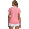 image:imageUnder Armour Womens Tech Twist Short Sleeve Crew TShirt601 Bittersweet Pink   White