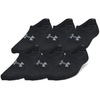 image:imageUnder Armour Womens Breathe Lite Liner Socks 6 Pack239 Elite Beige  Elite Beige  Castlerock