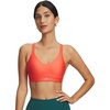 image:imageUnder Armour Womens Infinity Low Impact Sports Bra DDD Cup690 Venom Red   Posh Pink