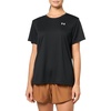 image:imageUnder Armour Womens Velocity Solid Short Sleeve Crew Neck T Shirt001 Black   Metallic Silver