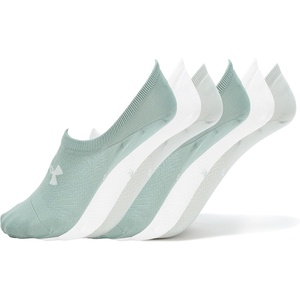 image:imageUnder Armour Womens Breathe Lite Liner Socks 6 Pack348 Silica Green  Silica Green  Hydro Green