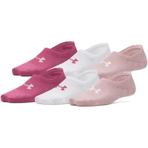 image:imageUnder Armour Womens Breathe Lite Liner Socks 6 Pack659 Fuchsia Dusk  Fuchsia Dusk  Tourmaline Pink