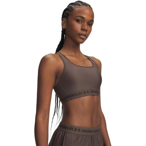 image:imageUnder Armour Womens Crossback Mid Impact Sports Bra200 Peppercorn   Kona Brown