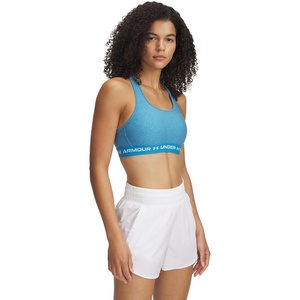 image:imageUnder Armour Womens Crossback Mid Impact Sports Bra452 Ether Blue   White