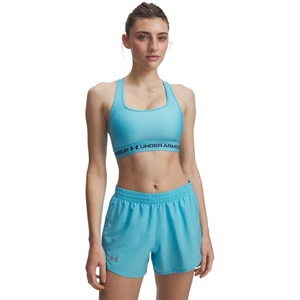 image:imageUnder Armour Womens Crossback Mid Impact Sports Bra481 Fresco Blue   Blackout Navy