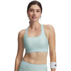 image:imageUnder Armour Womens Crossback Mid Impact Sports Bra703 Refresh Mint   White