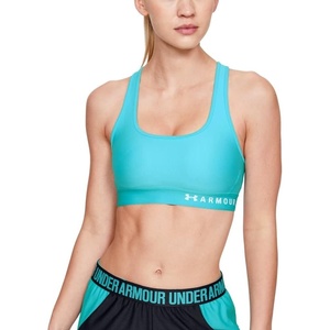 image:imageUnder Armour Womens Crossback Mid Impact Sports BraBreathtaking Blue Breathtaking Blue
