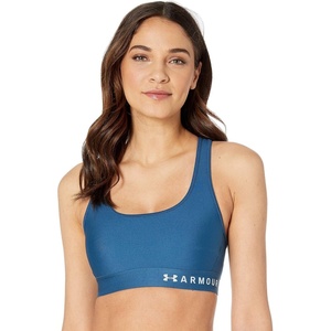 image:imageUnder Armour Womens Crossback Mid Impact Sports BraPetrol Blue Petrol Blue