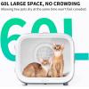 imagePETKIT AIRSALON MAX Automatic Pet Hair Drying Box for Cat Puppy KittenUltra Quiet Hair Dryer for Small Dog Grooming60L Large CapacitySmart Temperature Control via App and Touch PanelWhite