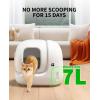 imagePETKIT PuraMax 2 Self Cleaning Cat Litter Box Upgraded Seal Performance Automatic Cat Litter Box for Multiple Cats Includes K3 and N50 20 App ControlxSecureOdorFree