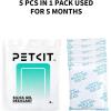 imagePETKIT Replaced Desiccant for All Smart Feeders 5 Packs Replacement Desiccant Bags for Automatic Pet Feeders Cat Dog Feeders Desiccant Bag