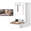imagePETKIT 1080P HD Camera Automatic Pet Feeder with Two Hoppers2L Wireless Pump Cat Dog Water Fountain DispenserDouble Hopper Pet Feeder for Cats and Dogs with 2Way AudioSmart App Control
