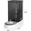 imagePETKIT Automatic Cat Feeder 24G WiFi Automatic Portion Control Pet Feeder Small Dog Dry Food Dispenser with Desiccant Bag Up to 10 Meals Per Day Schedule Feeding Food Shortage Alert 3L CapacityGrey with USB Cable