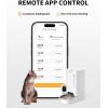 imagePETKIT Automatic Cat Feeder with Camera1080P HD Video with Night VisionDouble Hopper Pet Feeder Food Dispenser with 2Way Audio Food Shortage Sensor 24G WiFi Smart App Control Personal Meal CallSingle Feed Hopper with Camera