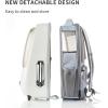 imagePETKIT Cat Backpack Carrier with Inbuilt Fan ampamp Light AirlineApproved Pet Backpack Bubble for Kitty Small Dog Detachable Dog Backpack with Padded Strap for Travel Hiking Walking ampamp OutdoorWhite