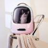 imagePETKIT Cat Backpack Carrier with Inbuilt Fan ampamp Light AirlineApproved Pet Backpack Bubble for Kitty Small Dog Detachable Dog Backpack with Padded Strap for Travel Hiking Walking ampamp OutdoorPink