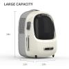 imagePETKIT Cat Backpack Carrier with Inbuilt Fan ampamp Light AirlineApproved Pet Backpack Bubble for Kitty Small Dog Detachable Dog Backpack with Padded Strap for Travel Hiking Walking ampamp OutdoorWhite