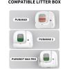 imagePETKIT Magnetic Cat Litter Remover and Litter Sifter Set for PuraMax 2Purobot Max Pro SelfCleaning Cat Litter Box Compatible with Bentonite Cat Litter and Clay Cat Litter