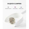 imagePETKIT Mixed Cat Litter Fast Clumping Flushable Ultra Absorbent 100 Natural Ingredients Litter Water Dissolvable Really DustFree Low Tracking Bentonite Tofu Litter 79lb2 Bags79lb x 4bags