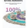 imagePETKIT Mixed Cat Litter Fast Clumping Flushable Ultra Absorbent 100 Natural Ingredients Litter Water Dissolvable Really DustFree Low Tracking Bentonite Tofu Litter 79lb2 Bags79lb x 4bags