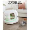imagePETKIT New Update PuraMax 2 Self Cleaning Cat Litter Box with 2 Bags Litter Automatic Cat Litter Box for Multiple Cats Includes K3 Smart Air Purifier Spray and N50 20 Odor Eliminator