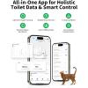 imagePETKIT New Update PuraMax 2 Self Cleaning Cat Litter Box with 2 Bags Litter Automatic Cat Litter Box for Multiple Cats Includes K3 Smart Air Purifier Spray and N50 20 Odor Eliminator