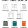 imagePETKIT New Wireless Pump Dog Cat Water Fountain with 5 pcs Filters Quiet and AntiDry Pet Water Fountain with Wireless Pump for Indoor CatsDogs