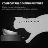 imagePETKIT Raised Dog Cat Food Bowl 304 Stainless Steel Elevated Pet Food and Water Bowl Dishes Elevated Cat Bowls NonSlip Tilted Cat Bowl No SpillBowl Set