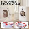 imagePETKIT Replacement Air Purifying Refills4 Bottles and Trash Bags5 Rolls for PURAX PURAMAX Automatic Cat Litter Box