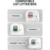 imagePETKIT Replacement Trash Bag Waste Bag for PuraMax 2PUROBOT Max Pro Automatic Cat Litter Box1 Roll18 count1 Roll18 count
