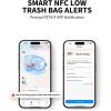 imagePETKIT Trash Bag Refill Rings for Purobot Ultra AutoPacking SelfCleaning Cat Litter Box LeakProof Replacement Waste Bags LongLasting Trash Bags 4 Packs