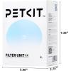 imagePETKIT Upgraded Filter Units 30 for Pet Water Fountains Eversweet 2S33 ProEversweet SoloSolo SE ampamp CYBERTAIL Replacement Filters 5 pcs5 Pieces Filter 30