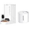 imagePETKIT YUMSHARE Solo Automatic Pet Feeder with 1080P HD Camera and EVERSWEET Solo 2 Wireless Pump Cat Water Fountain 24G WiFi Cat Dog Feeder with 2Way Audio