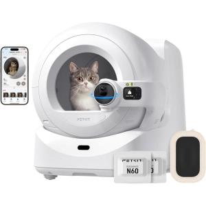 imagePETKIT 2025 New Purobot Ultra SelfPacking ampamp AIPowered Camera Automatic Cat Litter Box 5G WiFi Self Cleaning Cat Litter Box True HandsFree Auto Scooping Cat Litter Box