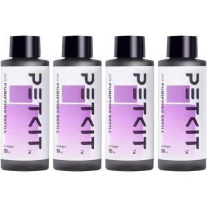 imagePETKIT Air Purifying Refills for PuraX PuraMax SelfCleaning Cat Litter Box 100 Natural Ingredients Odor Remover 4 Bottles Odor Eliminating Replacement Refills Quickly Odor Control