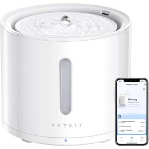imagePETKIT EVERSWEET Solo 2 Cat Water Fountain with Wireless Pump Ultra Quiet 70oz2L Pet Water Fountain for Cats and Dogs Inside 3 Working Modes Visualization Window App ControlWith Wireless Pump