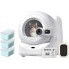 imagePETKIT PUROBOT Ultra AI Camera SelfCleaning Cat Litter Box 3 Packs N60 Pet Odor Eliminator Auto Packing HandsFree Automatic Litter Box5Gampamp24G WiFi App Control and Cats Facial Recognition