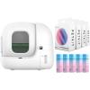imageBundle of PETKIT PuraMax 2 SelfCleaning Cat Litter Box Automatic App Control HandsFree Litter Box  PETKIT Mixed Water Flushable Clumping Cat Litter 4 Bags  5 Rolls Replacement Trash Bags