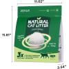 imagePETKIT 2025 New Tofu and Cassava Mixed Litter Superior Clumping 100 Natural Ingredients Plant Cat Litter DustFree and Low Tracking NonSticky Easy Scooping 52lb1bags52lb4bags