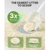 imagePETKIT 2025 New Tofu and Cassava Mixed Litter Superior Clumping 100 Natural Ingredients Plant Cat Litter DustFree and Low Tracking NonSticky Easy Scooping 52lb1bags52lb4bags