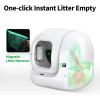 imagePETKIT 2025 Upgraded Automatic Cat Litter Box 2Way Odor Remover ampamp 20 Trash BagsApp Control Smart Robot with AntiScratch Inner Mat SelfCleaning Cat Litter Box True Integration ampamp Structure SafetyWhite